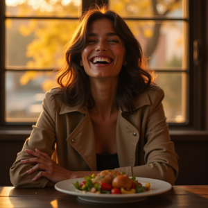 Fashion — Model In A Structured Trench Coat Photography #0090 (Stable Diffusion)