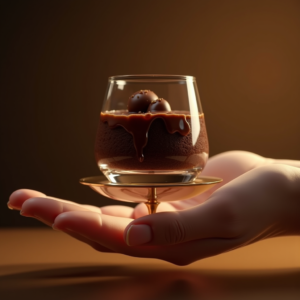 Fashion — Rich Dark-chocolate Dessert With A Glossy Product Ads #0033 (FLUX)