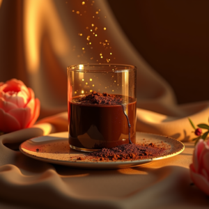 Fashion — Rich Dark-chocolate Dessert With A Glossy Product Ads #0129 (FLUX)