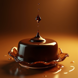 Fashion — Rich Dark-chocolate Dessert With A Glossy Product Ads #0257 (Seedream)