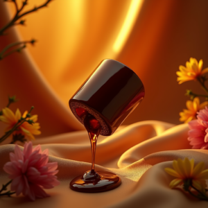Fashion — Rich Dark-chocolate Dessert With A Glossy Product Ads #0323 (Gemini)