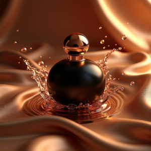 Fashion — Sleek Matte-black Perfume Bottle With A Product Ads #0061 (Firefly)