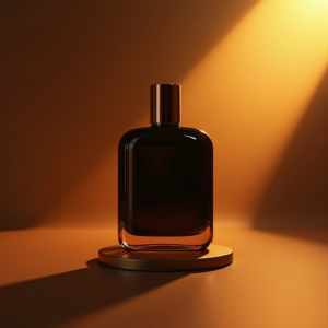 Fashion — Sleek Matte-black Perfume Bottle With A Product Ads #0211 (Midjourney)