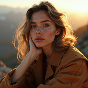 Fashion — Traveler In Earth-toned Layers Against A Photography #0233 (Midjourney)