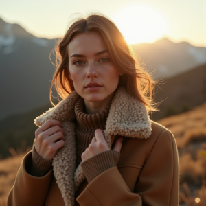 Fashion — Traveler In Earth-toned Layers Against A Photography #0257 (Midjourney)