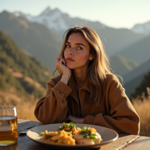 Fashion — Traveler In Earth-toned Layers Against A Photography #0269 (Midjourney)