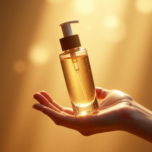 Food — Minimalist Skincare Bottle With A Bamboo Product Ads #0006 (Seedream)