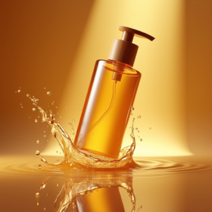 Food — Minimalist Skincare Bottle With A Bamboo Product Ads #0042 (Seedream)
