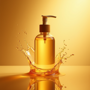 Food — Minimalist Skincare Bottle With A Bamboo Product Ads #0060 (Gemini)