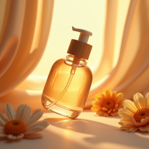 Food — Minimalist Skincare Bottle With A Bamboo Product Ads #0114 (Seedream)