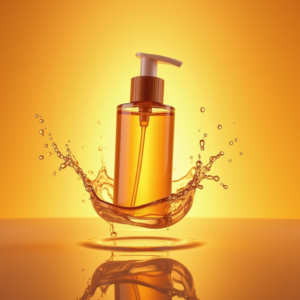 Food — Minimalist Skincare Bottle With A Bamboo Product Ads #0267 (Recraft)