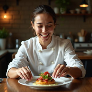 Food Photography — Chef In A Crisp White Uniform Photography #0271 (ChatGPT)