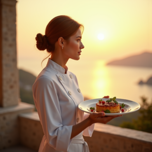 Food Photography — Chef In A Crisp White Uniform Photography #0319 (ChatGPT)