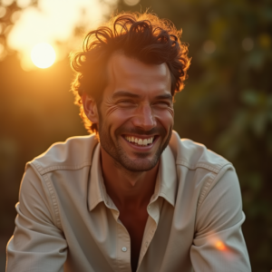 Food Photography — Man In A Relaxed Linen Shirt Photography #0050 (Midjourney)