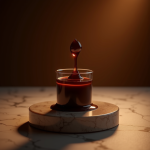 Food — Rich Dark-chocolate Dessert With A Glossy Product Ads #0081 (Stable Diffusion)