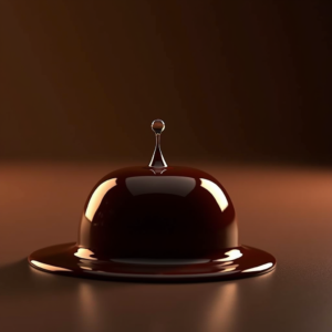 Food — Rich Dark-chocolate Dessert With A Glossy Product Ads #0153 (Stable Diffusion)