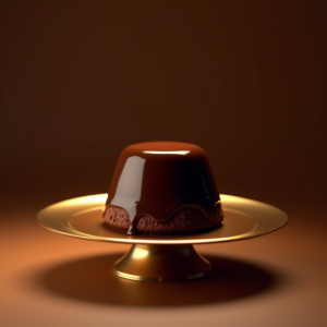 Food — Rich Dark-chocolate Dessert With A Glossy Product Ads #0177 (Stable Diffusion)