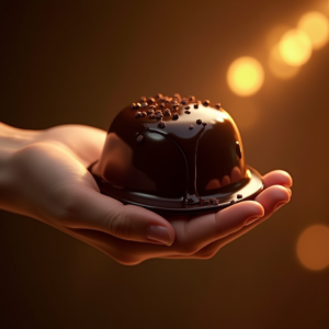 Food — Rich Dark-chocolate Dessert With A Glossy Product Ads #0228 (Gemini)
