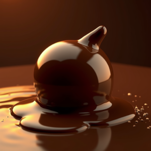 Food — Rich Dark-chocolate Dessert With A Glossy Product Ads #0264 (Gemini)
