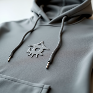 Hoodie — Bold Minimalist Logo Mark Centered On Commercial Design #0091 (ChatGPT)