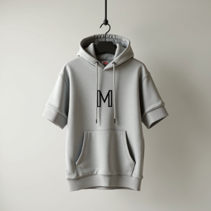Hoodie — Bold Minimalist Logo Mark Centered On Commercial Design #0316 (FLUX)