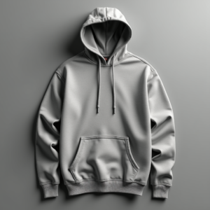 Hoodie — Bold Minimalist Logo Mark Centered On Commercial Design #0346 (Ideogram)