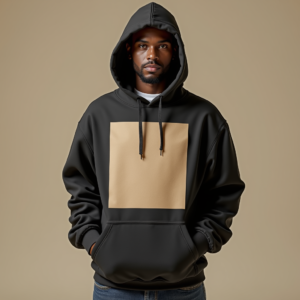 Hoodie — Clean Line-art Icon Printed On A Commercial Design #0003 (Stable Diffusion)