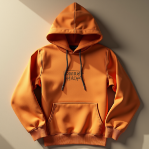 Hoodie — Clean Line-art Icon Printed On A Commercial Design #0129 (Recraft)