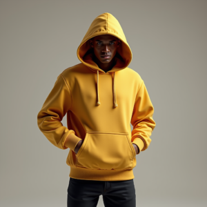 Hoodie — Clean Line-art Icon Printed On A Commercial Design #0177 (Recraft)