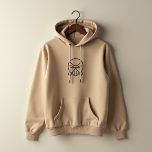Hoodie — Clean Line-art Icon Printed On A Commercial Design #0195 (Stable Diffusion)