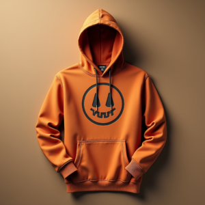 Hoodie — Clean Line-art Icon Printed On A Commercial Design #0201 (Recraft)