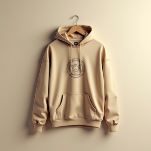 Hoodie — Clean Line-art Icon Printed On A Commercial Design #0246 (Gemini)