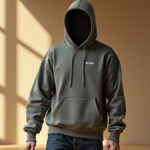 Hoodie — Clean Line-art Icon Printed On A Commercial Design #0300 (Seedream)
