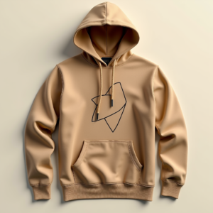 Hoodie — Clean Line-art Icon Printed On A Commercial Design #0306 (Gemini)