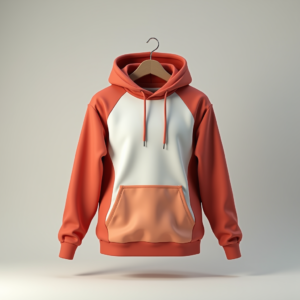 Hoodie — Duotone Illustrated Design Wrapped Around A Commercial Design #0053 (Krea)