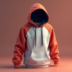 Hoodie — Duotone Illustrated Design Wrapped Around A Commercial Design #0059 (Leonardo)