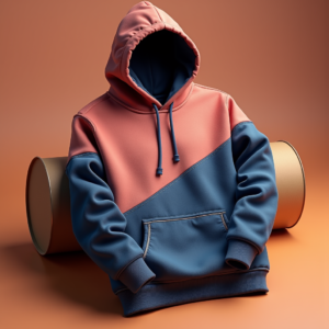 Hoodie — Duotone Illustrated Design Wrapped Around A Commercial Design #0095 (Leonardo)