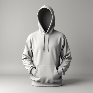 Hoodie — Duotone Illustrated Design Wrapped Around A Commercial Design #0143 (Leonardo)