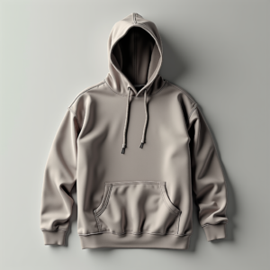 Hoodie — Duotone Illustrated Design Wrapped Around A Commercial Design #0149 (Krea)
