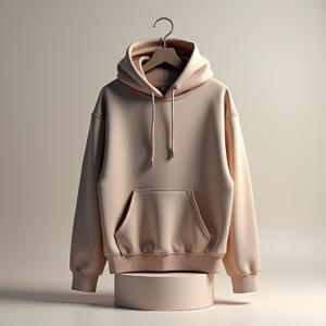 Hoodie — Duotone Illustrated Design Wrapped Around A Commercial Design #0161 (Krea)