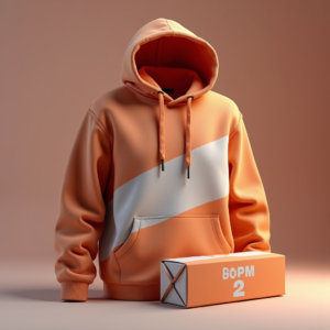 Hoodie — Duotone Illustrated Design Wrapped Around A Commercial Design #0296 (Firefly)