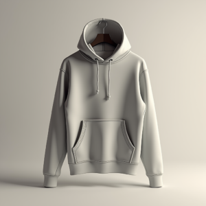 Hoodie — Duotone Illustrated Design Wrapped Around A Commercial Design #0320 (Firefly)