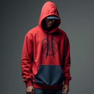 Hoodie — Embroidered-style Emblem Mockup On A Structured Commercial Design #0034 (Ideogram)