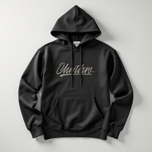 Hoodie — Embroidered-style Emblem Mockup On A Structured Commercial Design #0082 (Ideogram)