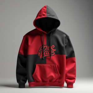 Hoodie — Embroidered-style Emblem Mockup On A Structured Commercial Design #0100 (FLUX)