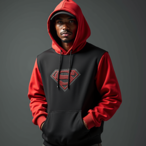 Hoodie — Embroidered-style Emblem Mockup On A Structured Commercial Design #0142 (Ideogram)