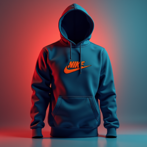 Hoodie — Embroidered-style Emblem Mockup On A Structured Commercial Design #0241 (Dreamina)