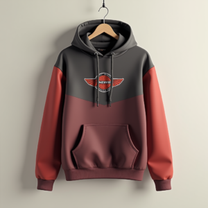 Hoodie — Embroidered-style Emblem Mockup On A Structured Commercial Design #0247 (ChatGPT)