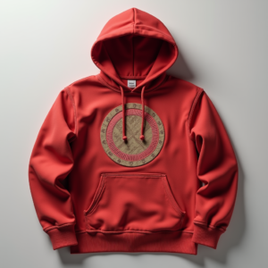 Hoodie — Embroidered-style Emblem Mockup On A Structured Commercial Design #0271 (ChatGPT)