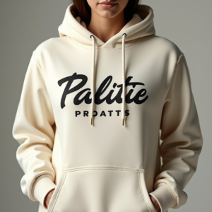 Hoodie — Hand-lettered Typographic Design Across A Cream Commercial Design #0020 (Firefly)